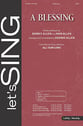 A Blessing SATB choral sheet music cover